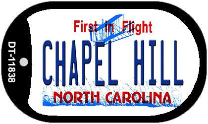 Chapel Hill North Carolina Novelty Metal Dog Tag Necklace DT-11838