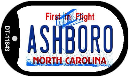 Ashboro North Carolina Novelty Metal Dog Tag Necklace DT-11843