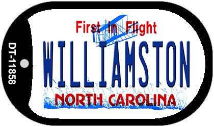 Williamston North Carolina Novelty Metal Dog Tag Necklace DT-11858