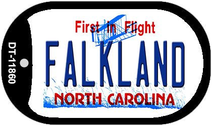 Falkland North Carolina Novelty Metal Dog Tag Necklace DT-11860