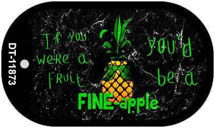 Fineapple Novelty Metal Dog Tag Necklace DT-11873