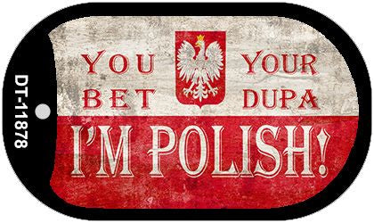 Im Polish Novelty Metal Dog Tag Necklace DT-11878