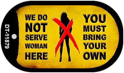 Bring Your Own Novelty Metal Dog Tag Necklace DT-11879