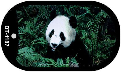 Panda Novelty Metal Dog Tag Necklace DT-1187