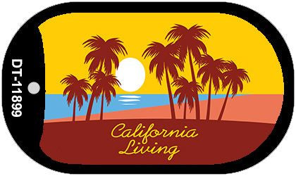 California Living Novelty Metal Dog Tag Necklace DT-11899