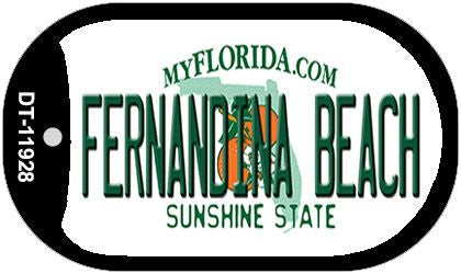 Florida Fernandina Beach Novelty Metal Dog Tag Necklace DT-11928