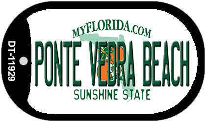 Florida Ponte Vedra Beach Novelty Metal Dog Tag Necklace DT-11929