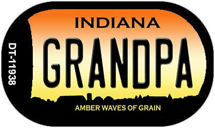 Indiana Grandpa Novelty Metal Dog Tag Necklace DT-11938