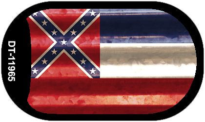 Mississippi Corrugated Flag Novelty Dog Tag Necklace DT-11965