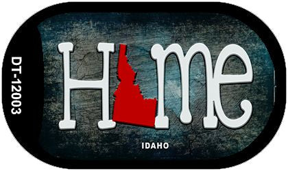 Idaho Home State Outline Novelty Dog Tag Necklace DT-12003