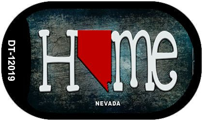Nevada Home State Outline Novelty Dog Tag Necklace DT-12019