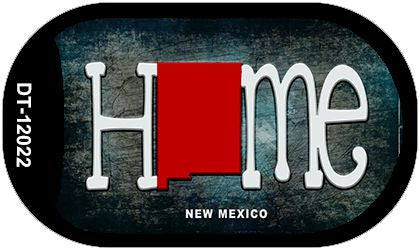 New Mexico Home State Outline Novelty Dog Tag Necklace DT-12022