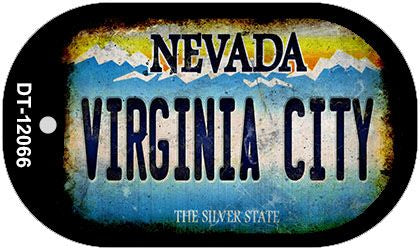 Nevada Virginia City Novelty Metal Dog Tag Necklace DT-12066