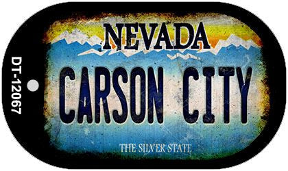 Nevada Carson City Novelty Metal Dog Tag Necklace DT-12067