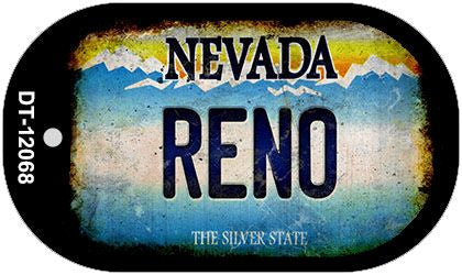 Nevada Reno Novelty Metal Dog Tag Necklace DT-12068