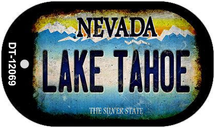 Nevada Lake Tahoe Novelty Metal Dog Tag Necklace DT-12069