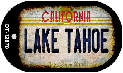 California Lake Tahoe Novelty Metal Dog Tag Necklace DT-12070