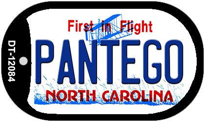 Pantego North Carolina State Novelty Metal Dog Tag Necklace DT-12084