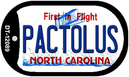 Pactolus North Carolina State Novelty Metal Dog Tag Necklace DT-12089