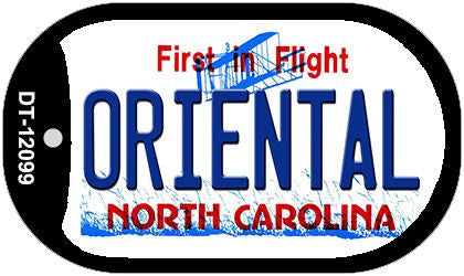 Oriental North Carolina State Novelty Metal Dog Tag Necklace DT-12099