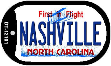 Nashville North Carolina State Novelty Metal Dog Tag Necklace DT-12101