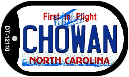Chowan North Carolina State Novelty Metal Dog Tag Necklace DT-12110