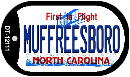 Muffreesboro North Carolina State Novelty Metal Dog Tag Necklace DT-12111