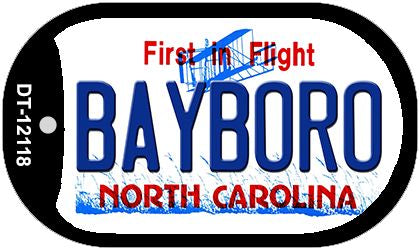 Bayboro North Carolina State Novelty Metal Dog Tag Necklace DT-12118