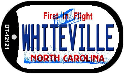 Whiteville North Carolina State Novelty Metal Dog Tag Necklace DT-12121