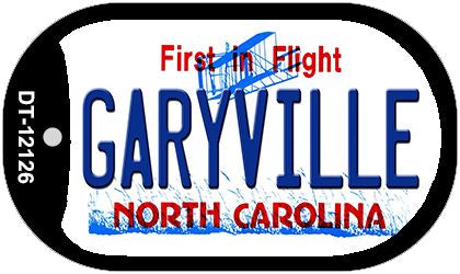 Garyville North Carolina State Novelty Metal Dog Tag Necklace DT-12126