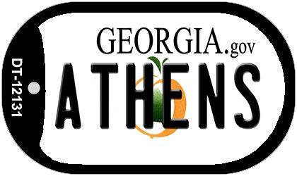 Athens Georgia State Novelty Metal Dog Tag Necklace DT-12131