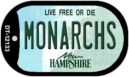 Monarchs New Hampshire Novelty Metal Dog Tag Necklace DT-12133
