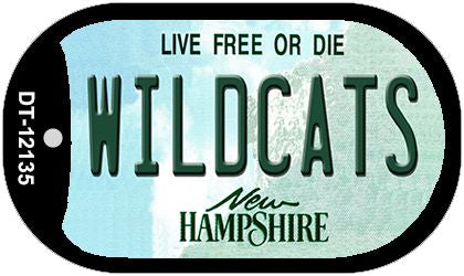 Wildcats New Hampshire Novelty Metal Dog Tag Necklace DT-12135