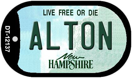 Alton New Hampshire Novelty Metal Dog Tag Necklace DT-12137