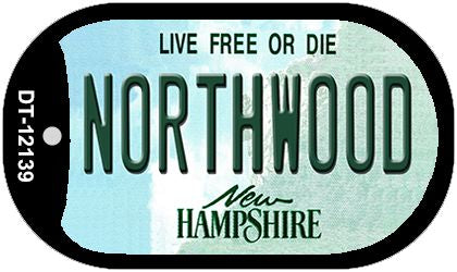 Northwood New Hampshire Novelty Metal Dog Tag Necklace DT-12139