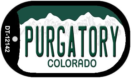 Purgatory Colorado Novelty Metal Dog Tag Necklace DT-12142