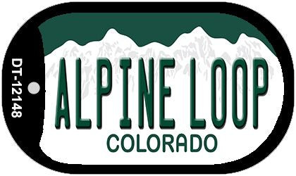 Alpine Loop Colorado Novelty Metal Dog Tag Necklace DT-12148