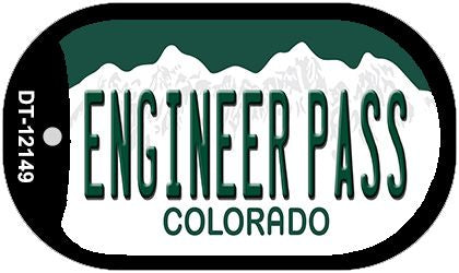 Engineer Pass Colorado Novelty Metal Dog Tag Necklace DT-12149