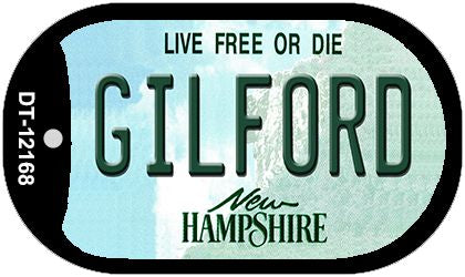 Gilford New Hampshire Novelty Metal Dog Tag Necklace DT-12168