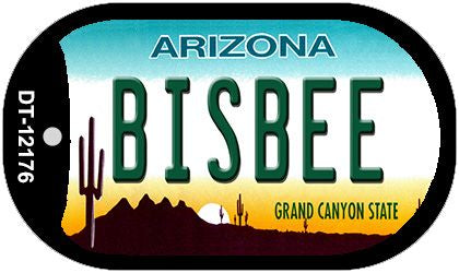 Bisbee Arizona Novelty Metal Dog Tag Necklace DT-12176