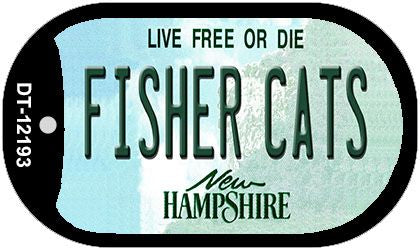Fisher Cats New Hampshire Novelty Metal Dog Tag Necklace DT-12193