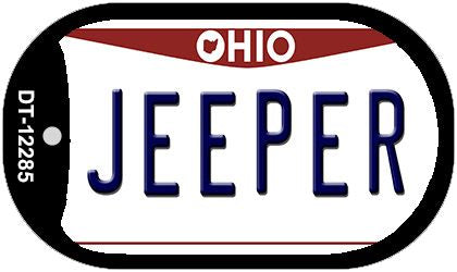 Ohio Jeeper Novelty Metal Dog Tag Necklace DT-12285