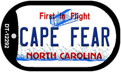 North Carolina Cape Fear Novelty Metal Dog Tag Necklace DT-12292