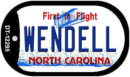 North Carolina Wendell Novelty Metal Dog Tag Necklace DT-12295