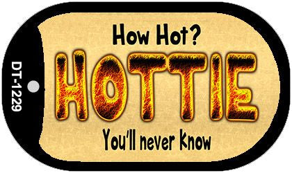 Hottie Novelty Metal Dog Tag Necklace DT-1229
