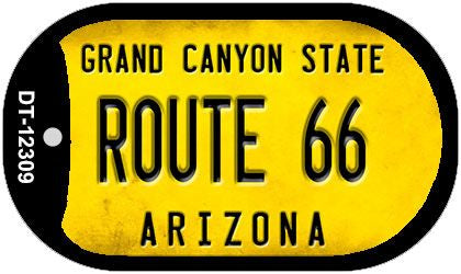 Arizona Route 66 Novelty Metal Dog Tag Necklace DT-12309