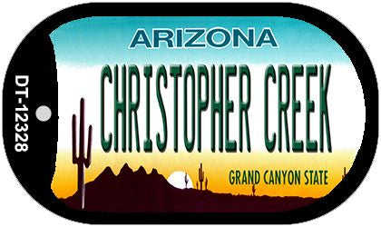 Arizona Christopher Creek Novelty Metal Dog Tag Necklace DT-12328