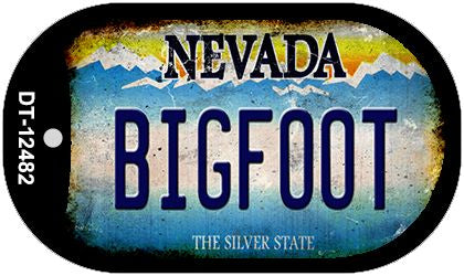 Bigfoot Nevada Novelty Metal Dog Tag Necklace DT-12482