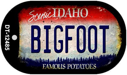 Bigfoot Idaho Novelty Metal Dog Tag Necklace DT-12485