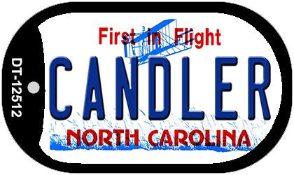 Candler North Carolina Novelty Metal Dog Tag Necklace DT-12512